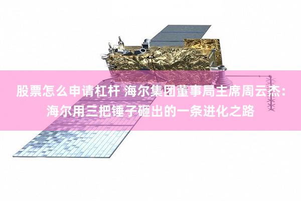 股票怎么申请杠杆 海尔集团董事局主席周云杰：海尔用三把锤子砸出的一条进化之路